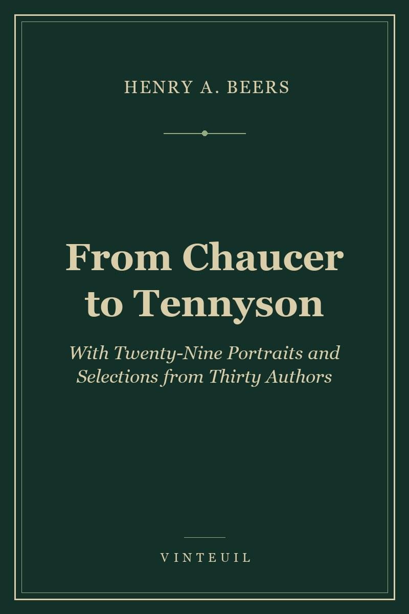 From Chaucer to Tennyson cover
