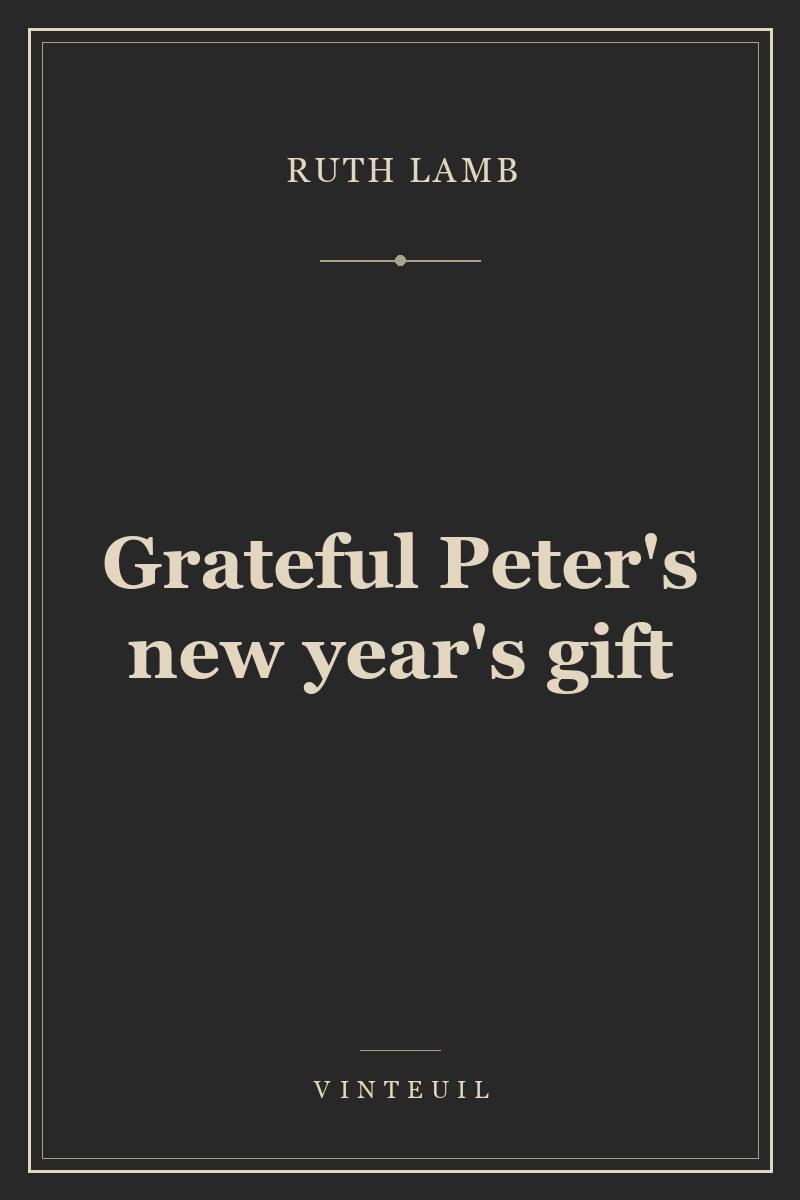 Grateful Peter's new year's gift cover