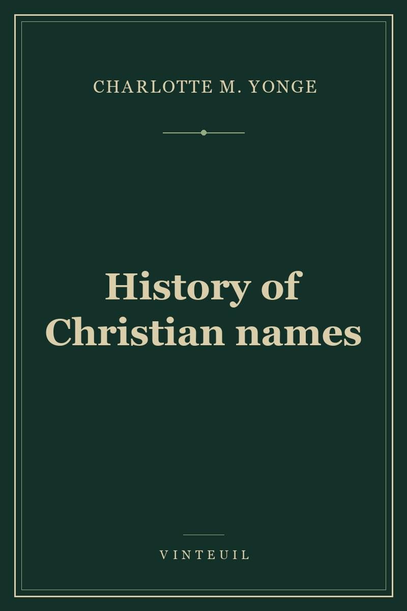 History of Christian names