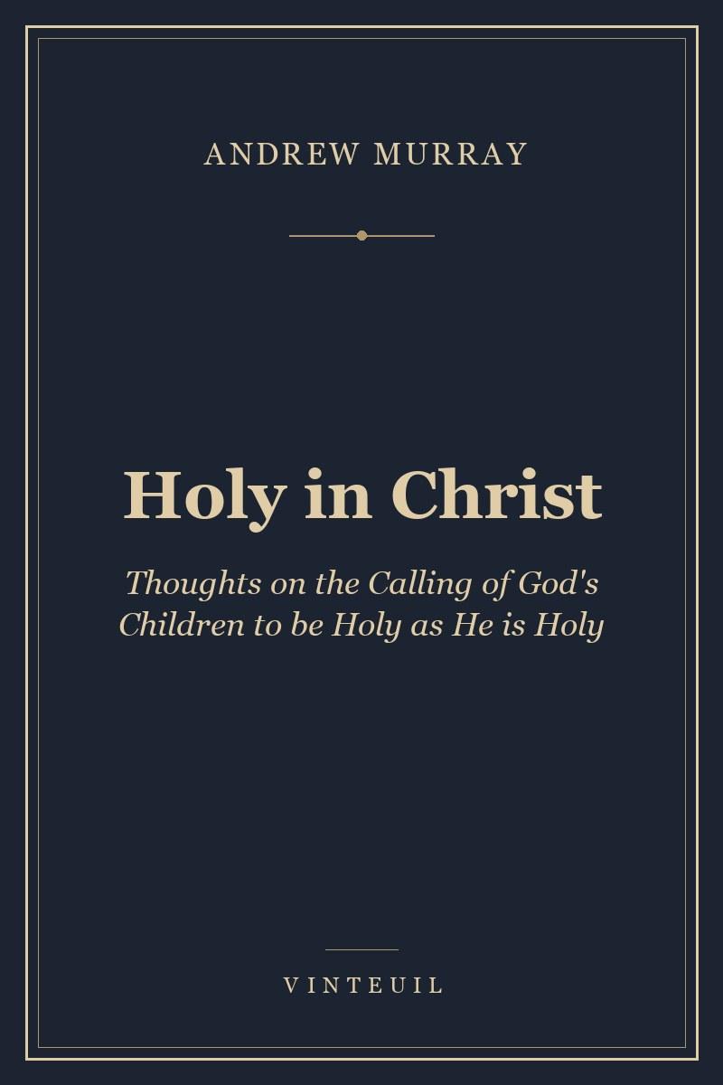 Holy in Christ