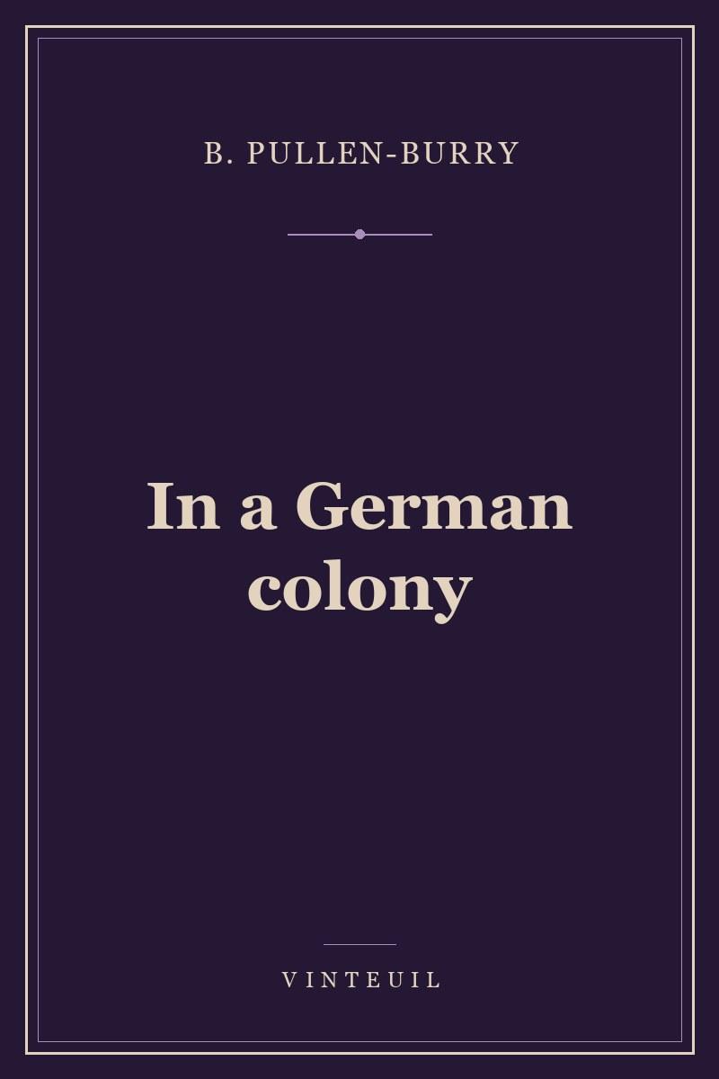 In a German colony