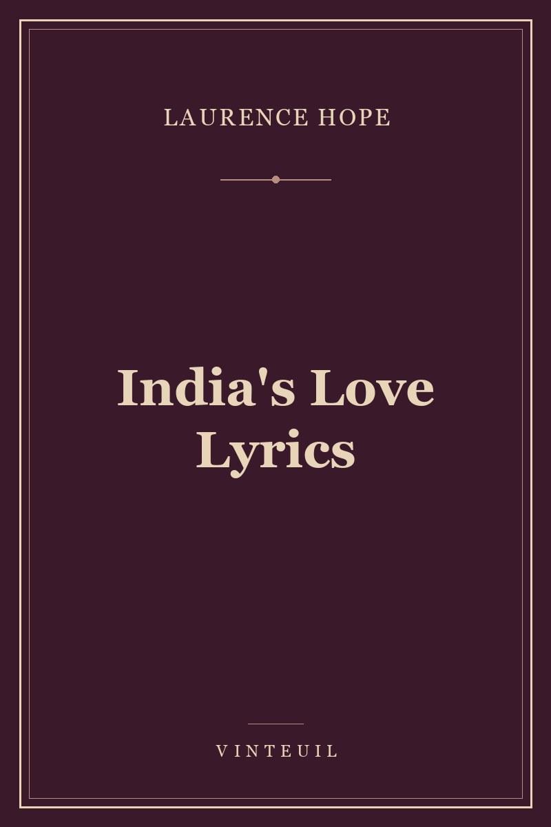 India's Love Lyrics cover