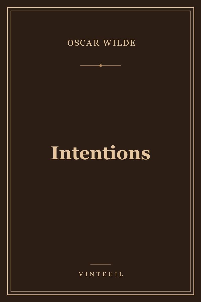 Intentions cover