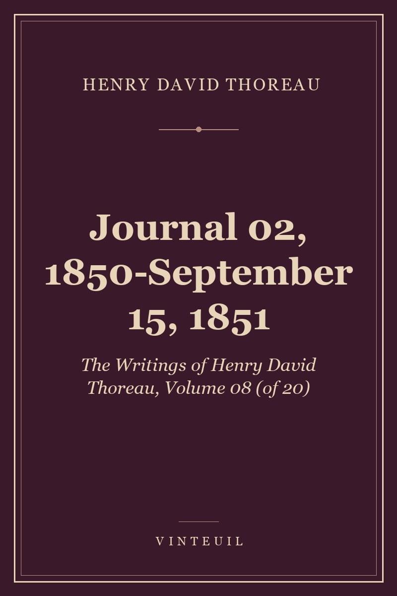 Journal 02, 1850-September 15, 1851 cover