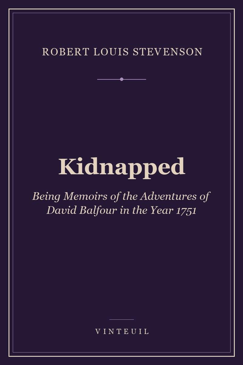 Kidnapped cover