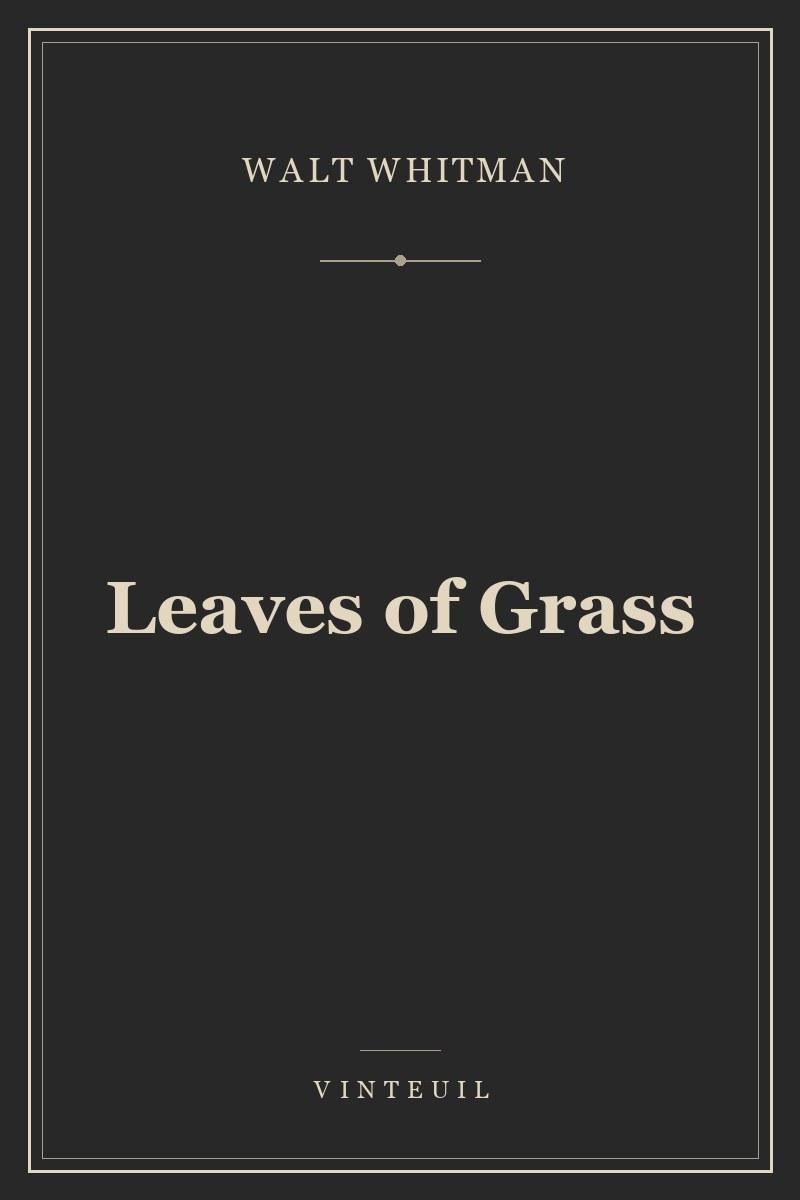 Leaves of Grass cover