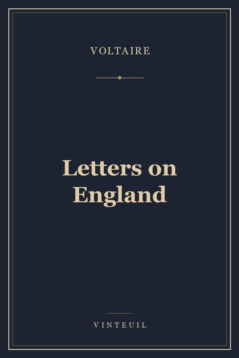 Letters on England cover