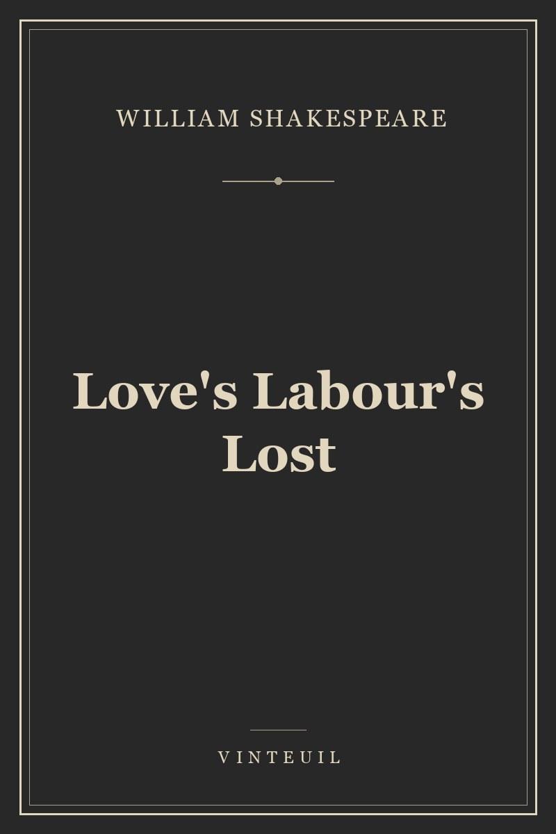 Love's Labour's Lost cover