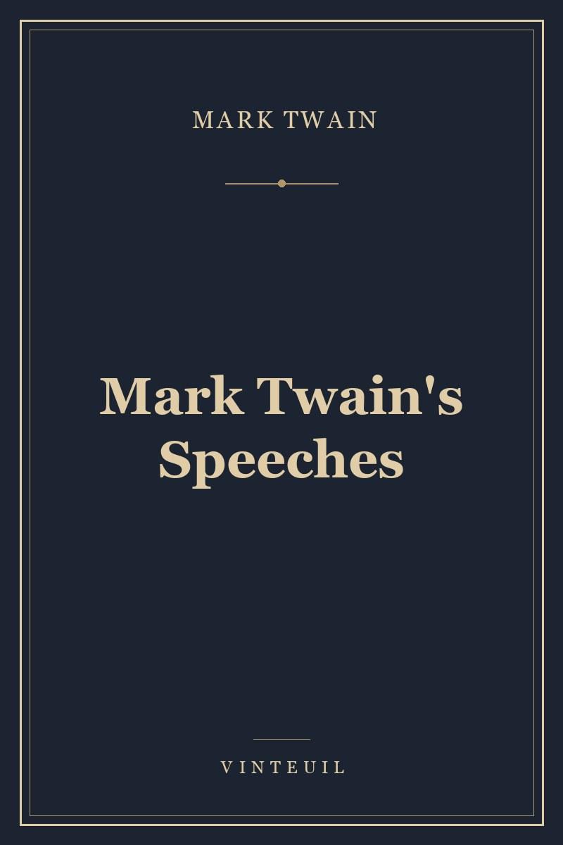 Mark Twain's Speeches