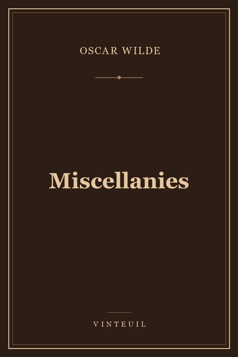 Miscellanies