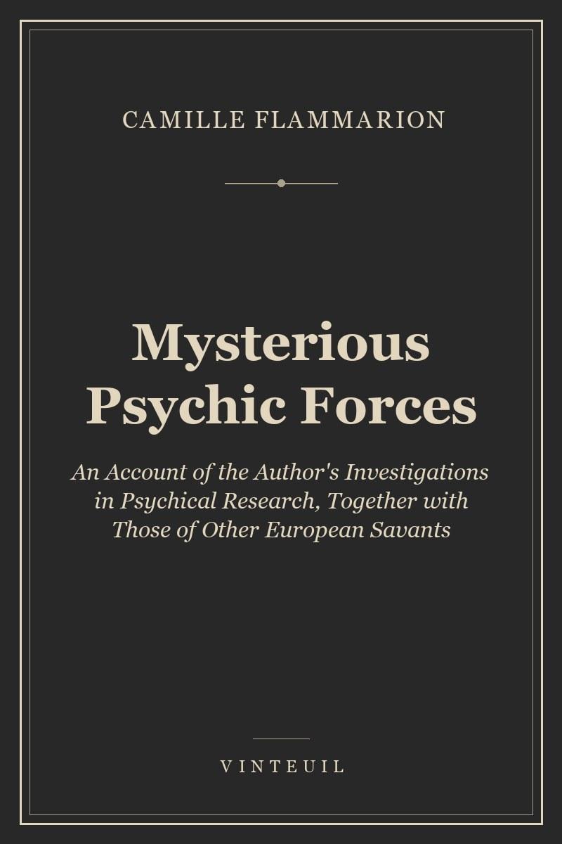 Mysterious Psychic Forces cover