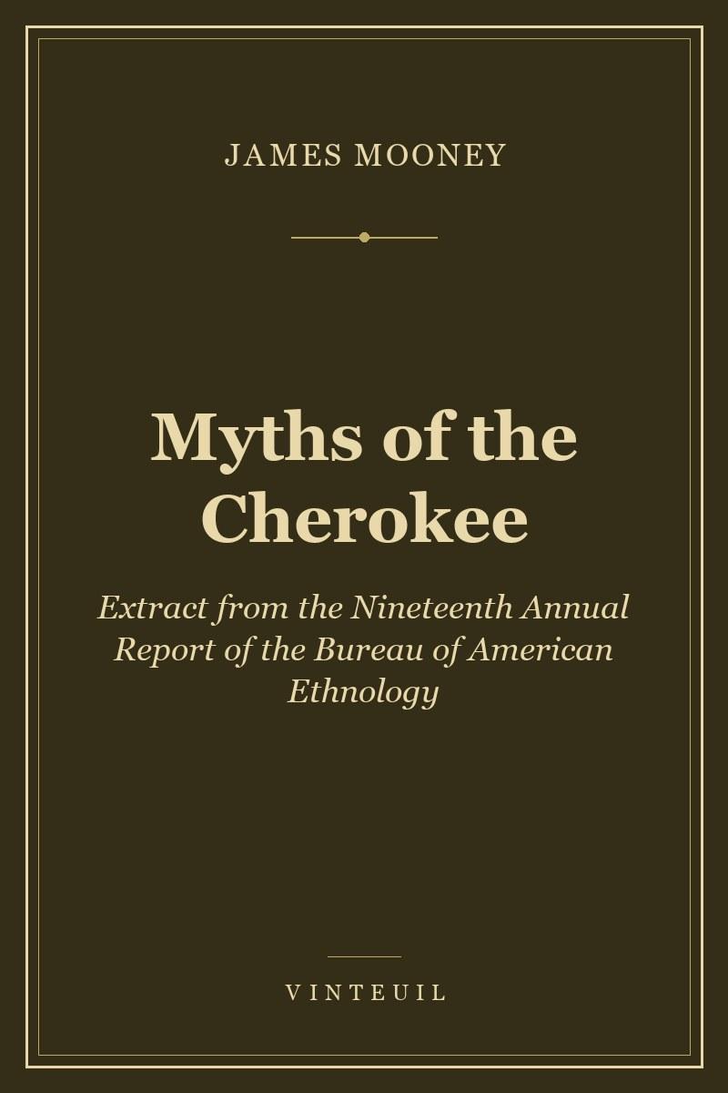 Myths of the Cherokee cover