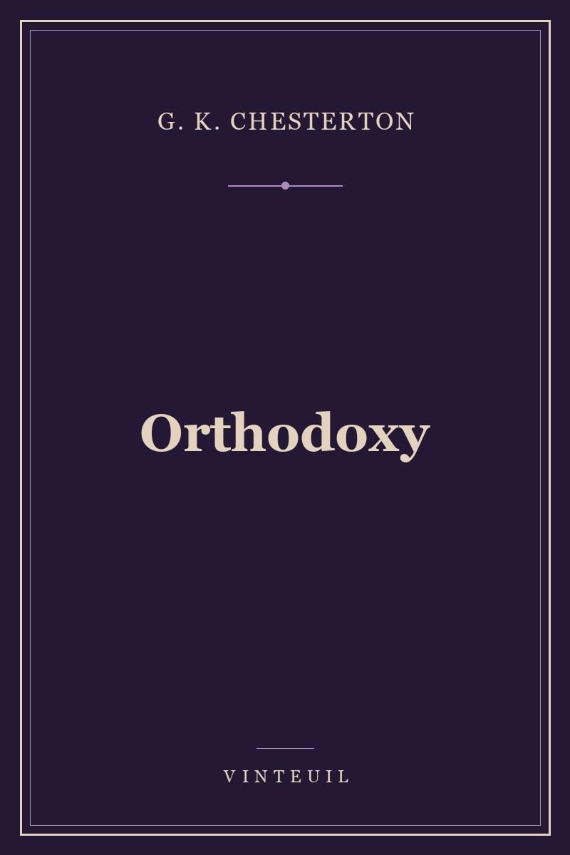 Orthodoxy cover
