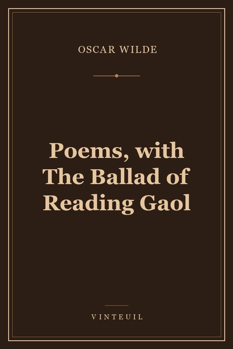 Poems, with The Ballad of Reading Gaol cover