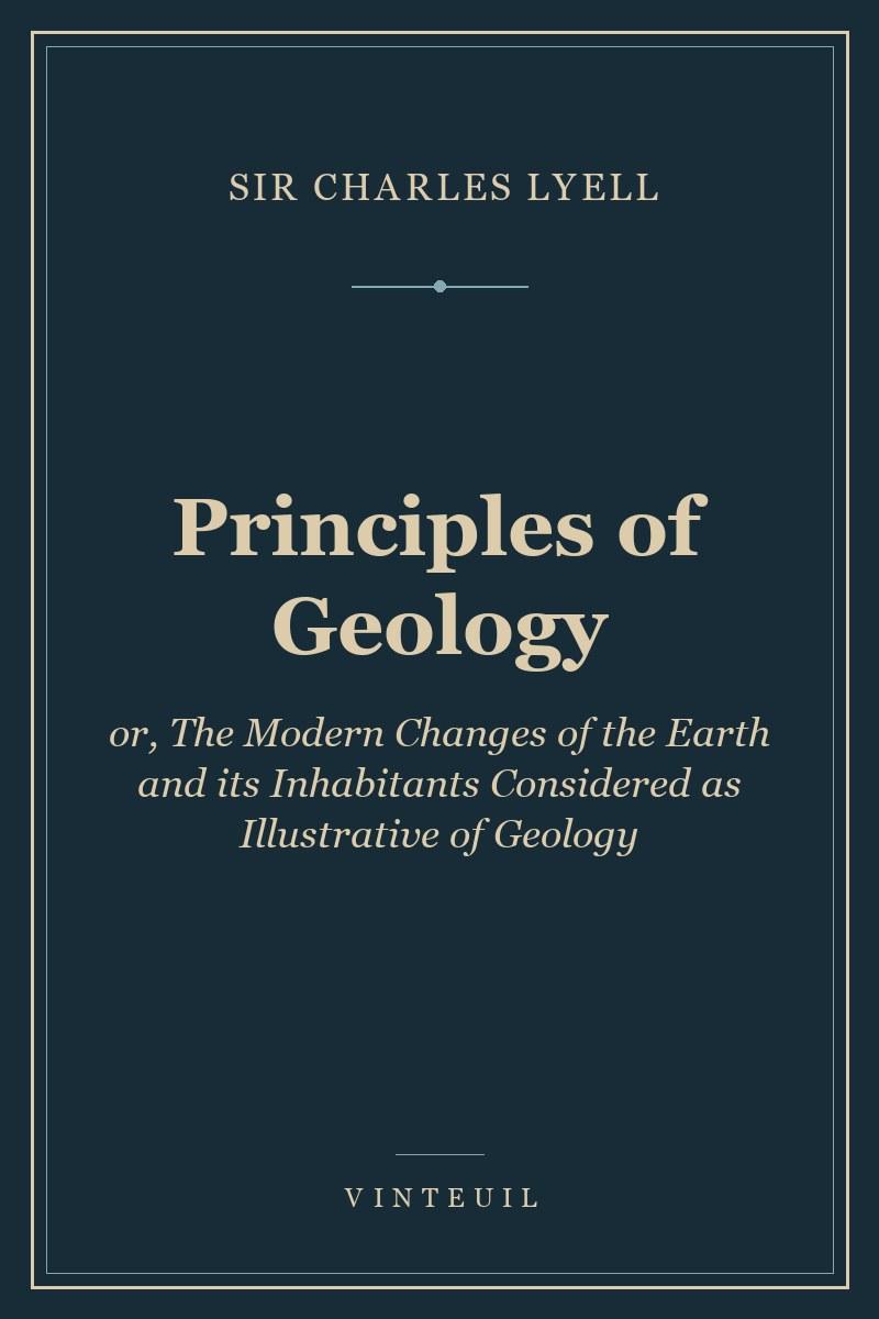 Principles of Geology cover