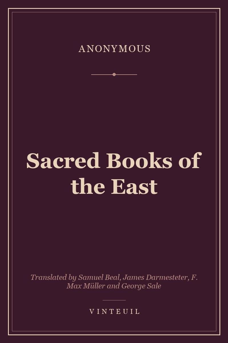 Sacred Books of the East