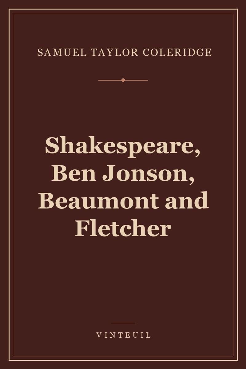 Shakespeare, Ben Jonson, Beaumont and Fletcher cover