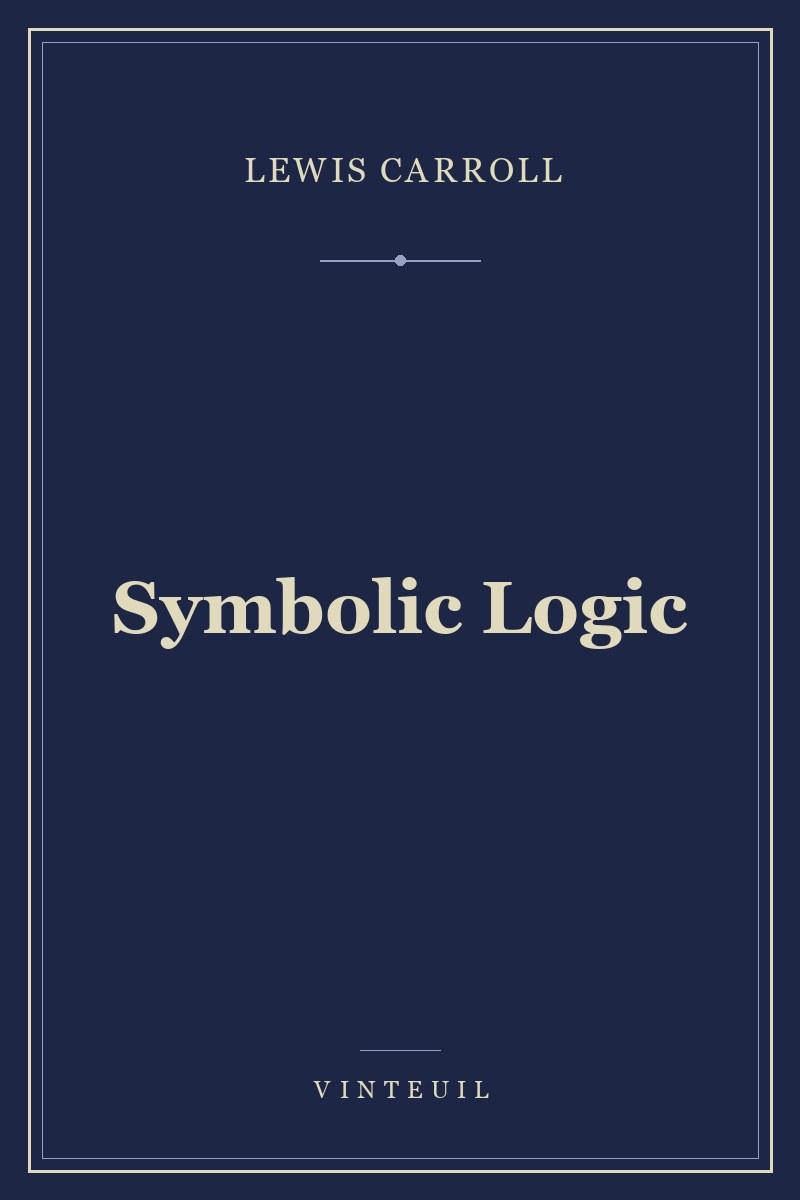 Symbolic Logic cover