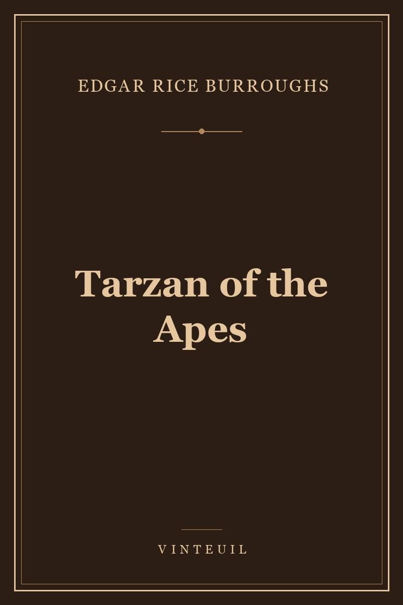 Tarzan of the Apes cover