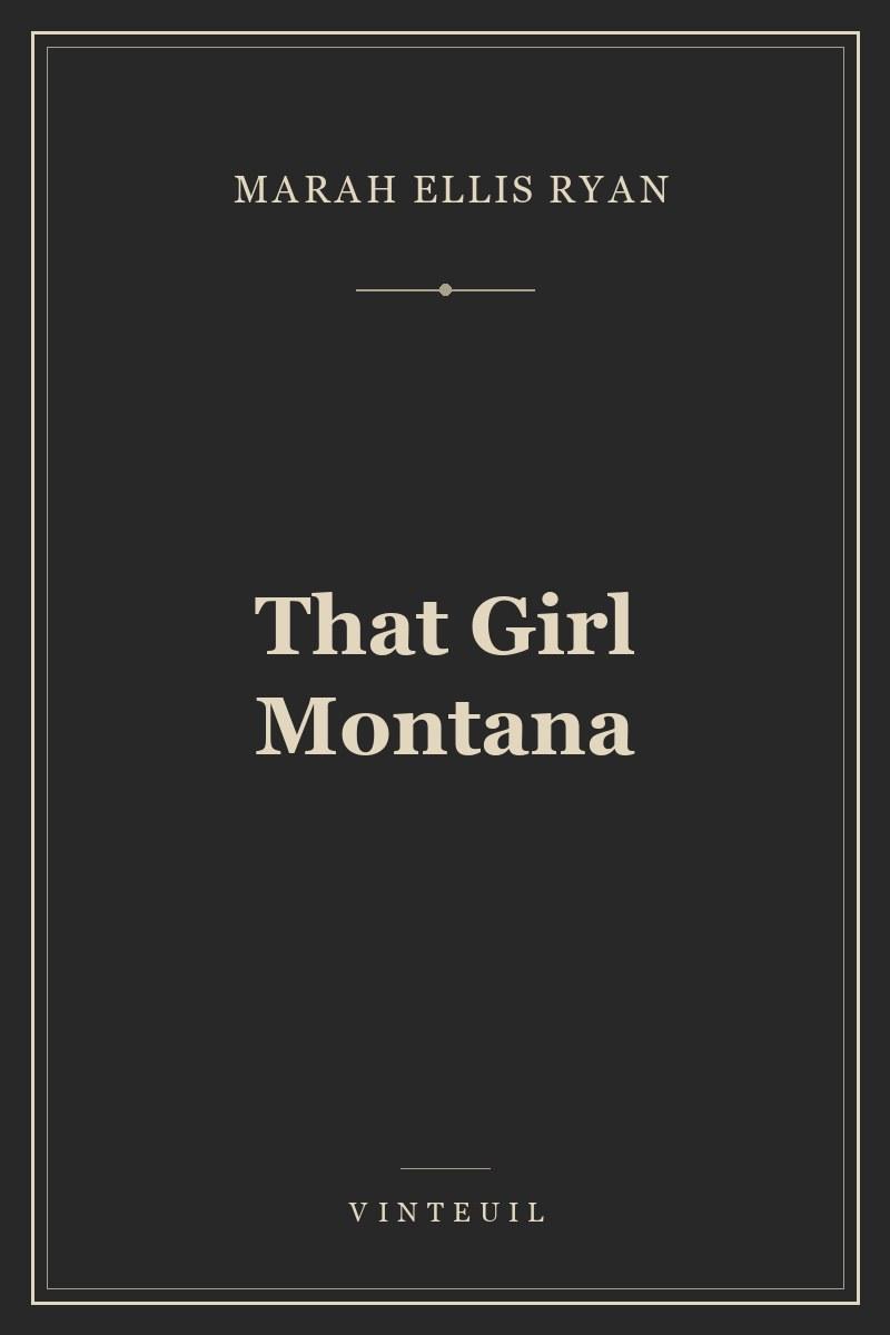 That Girl Montana cover