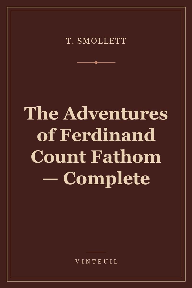 The Adventures of Ferdinand Count Fathom — Complete cover