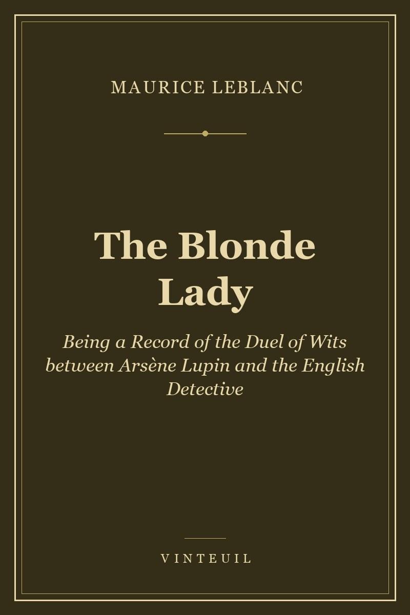 The Blonde Lady cover