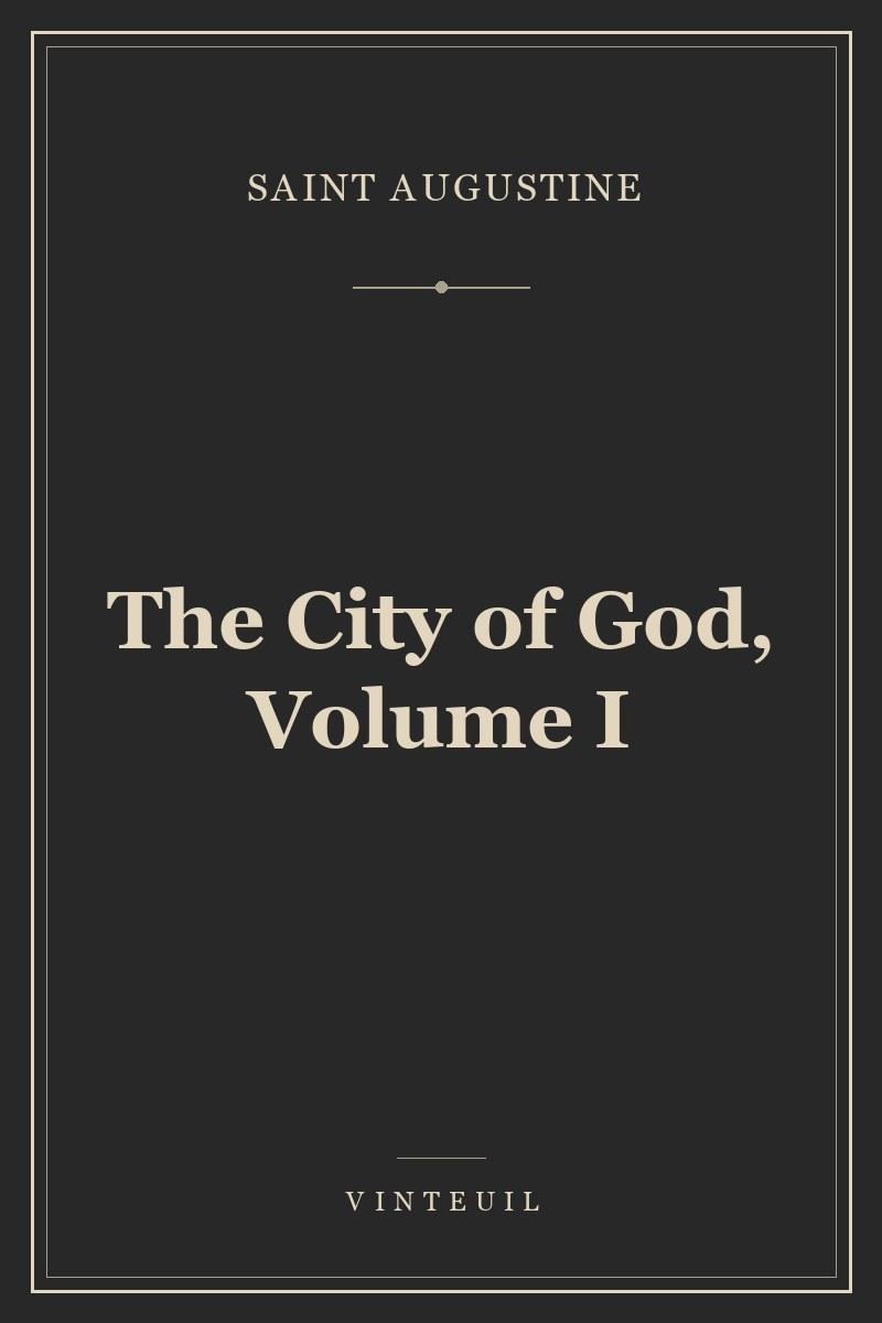 The City of God, Volume I cover