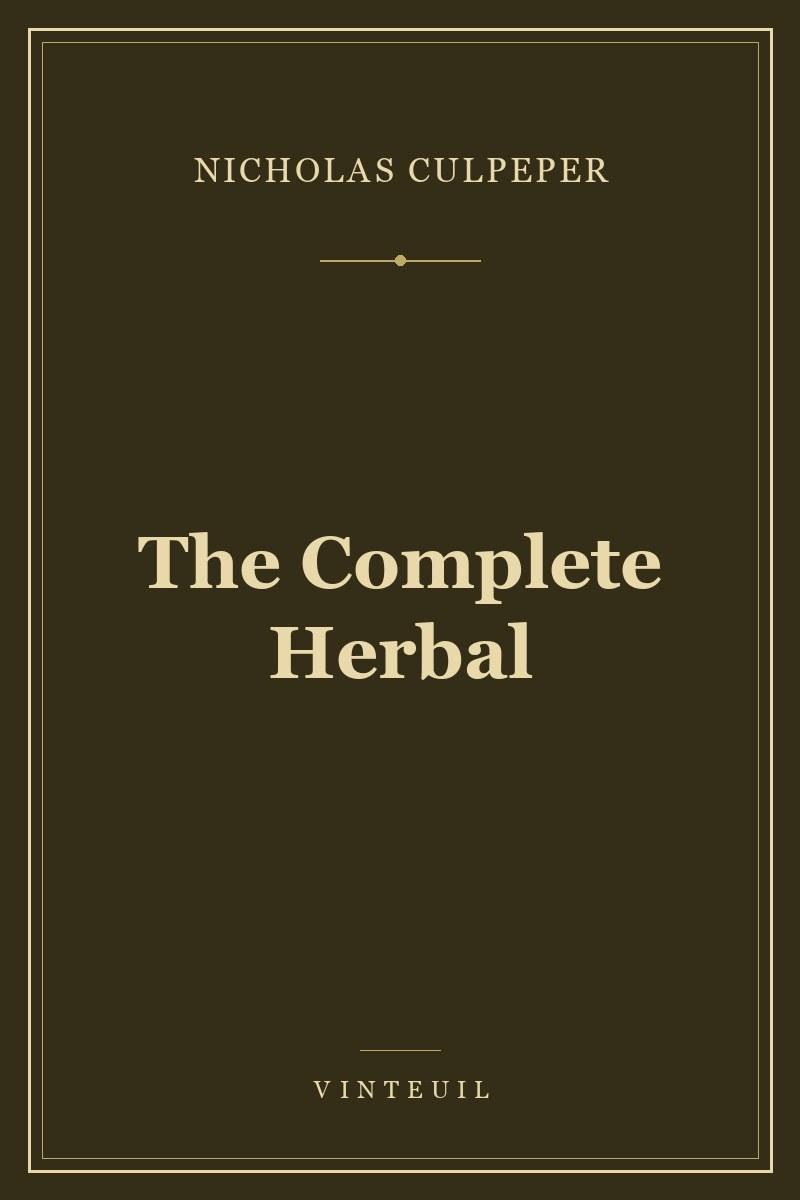 The Complete Herbal cover