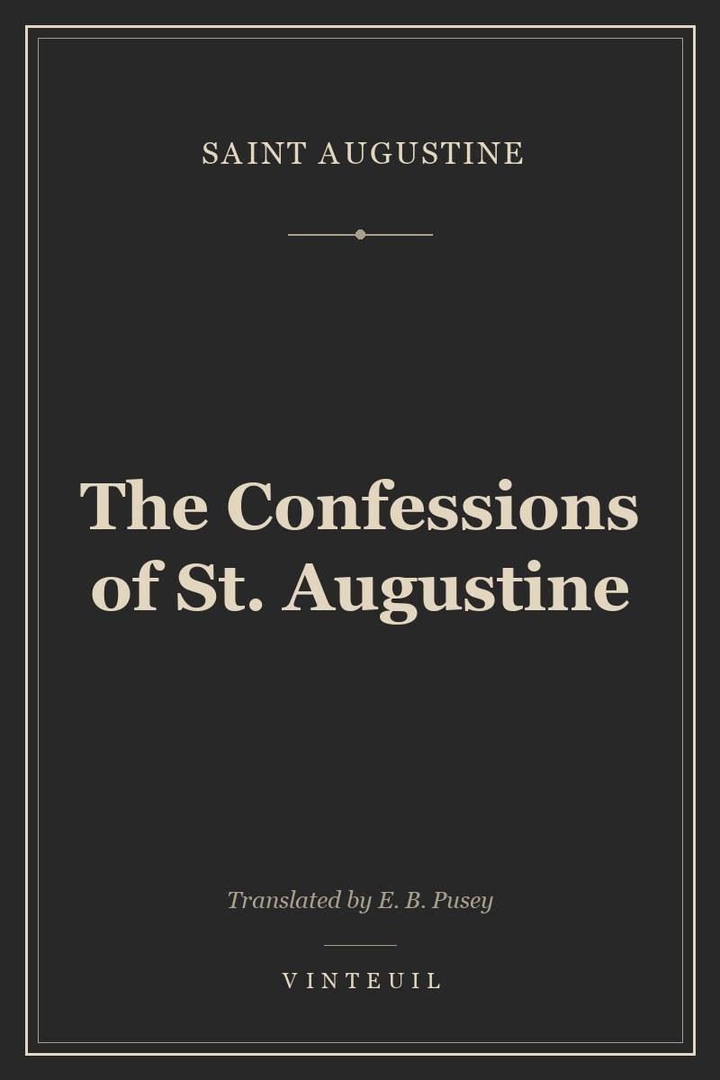 The Confessions of St. Augustine cover