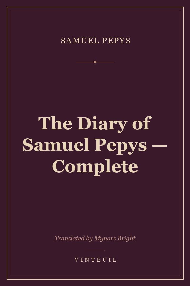 The Diary of Samuel Pepys — Complete cover