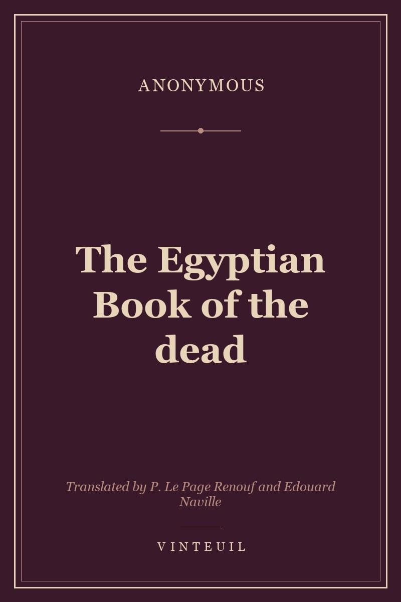 The Egyptian Book of the dead
