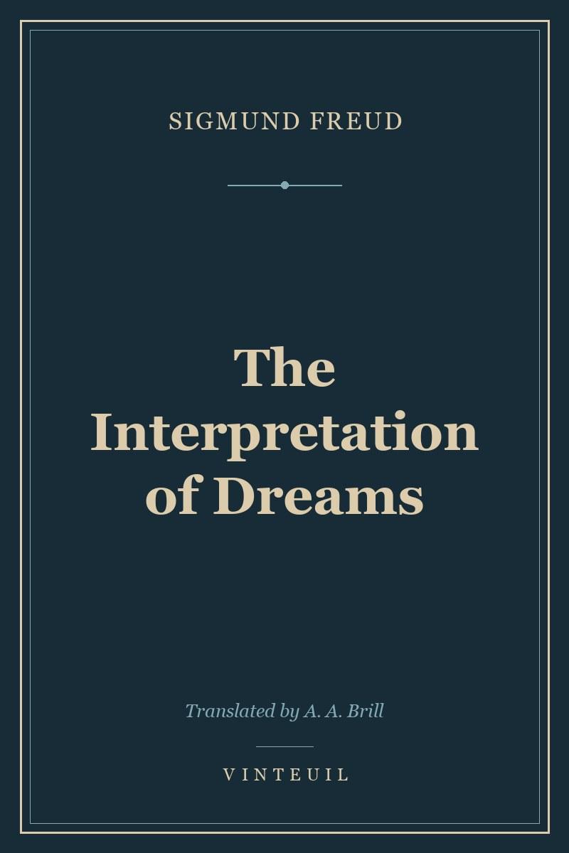 The Interpretation of Dreams cover