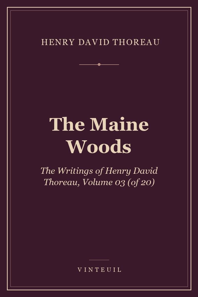 The Maine Woods cover