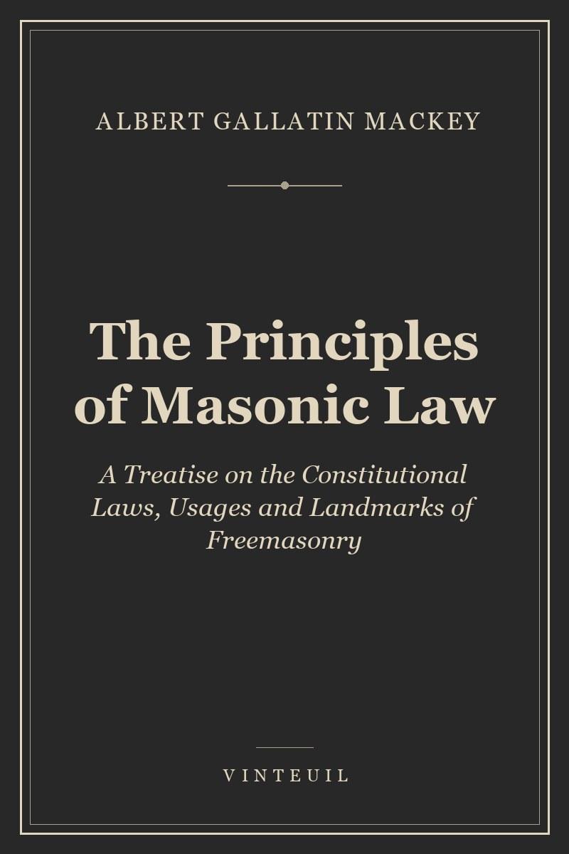 The Principles of Masonic Law
