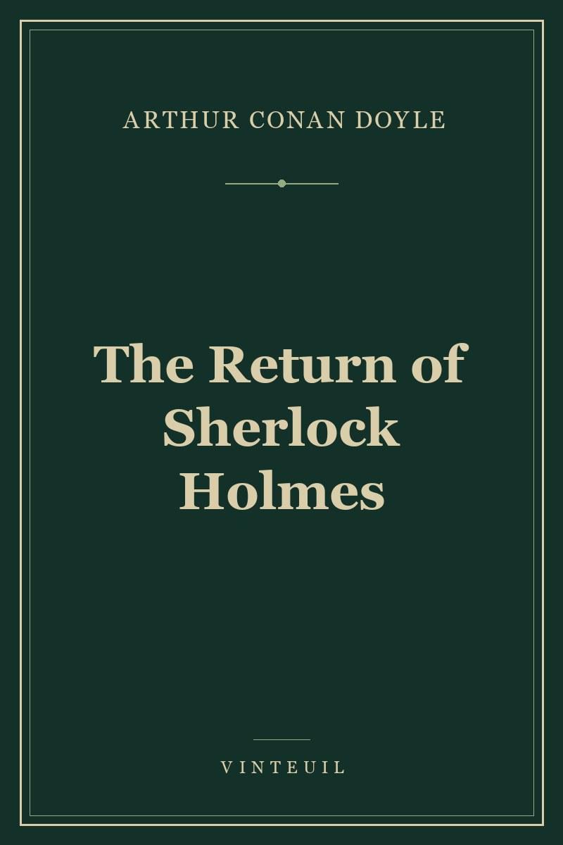The Return of Sherlock Holmes