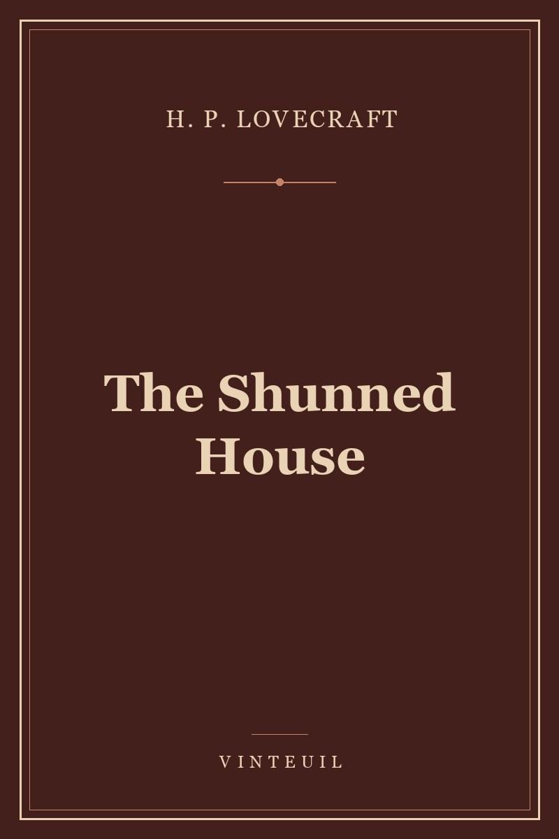 The Shunned House cover