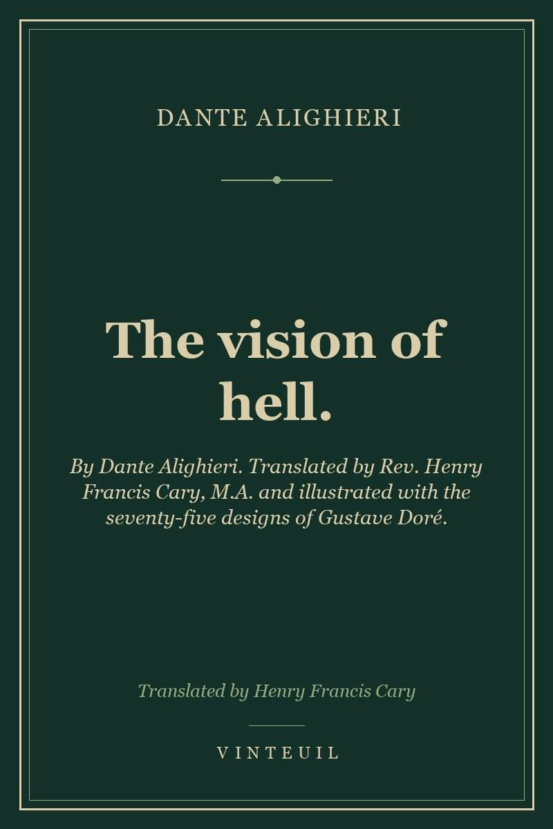 The vision of hell.