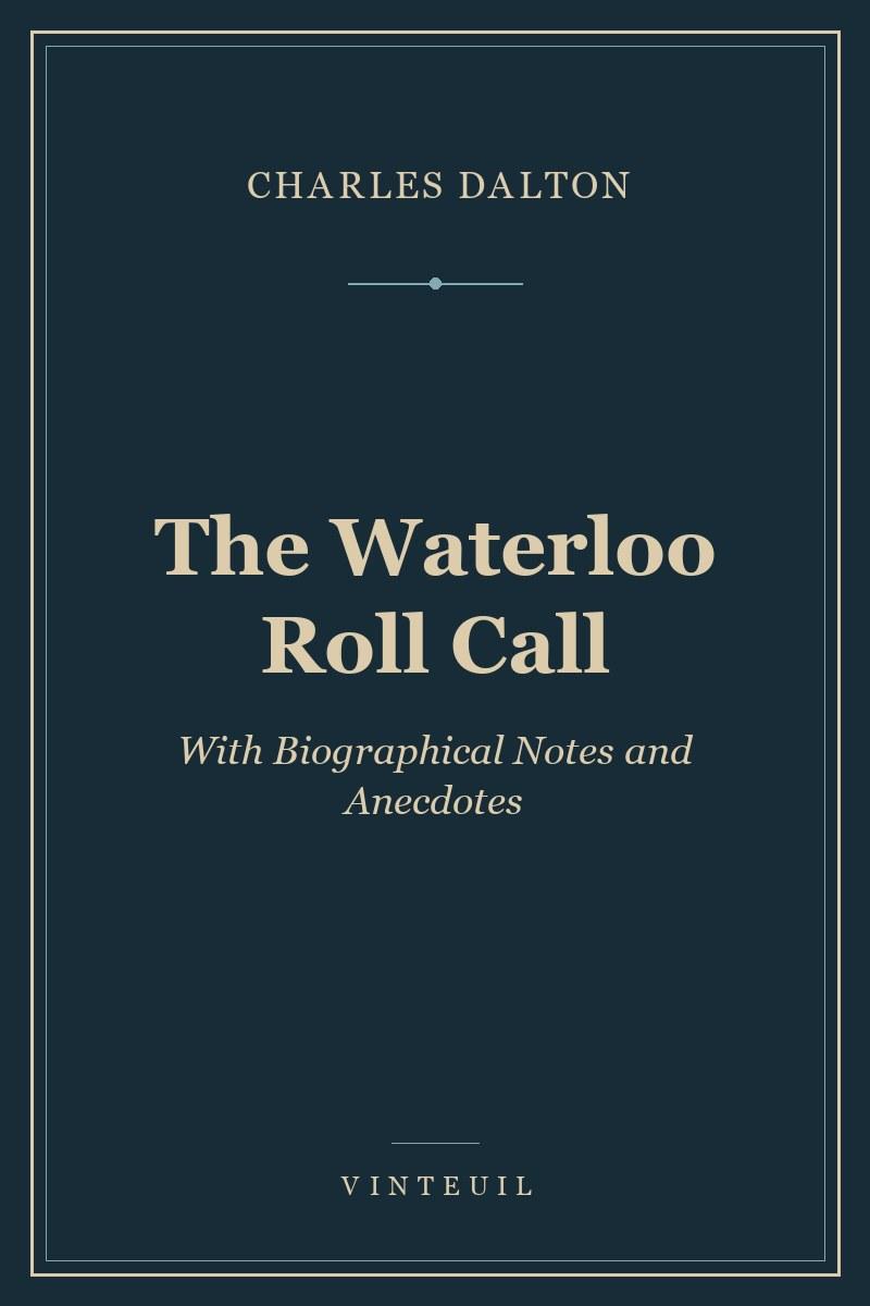 The Waterloo Roll Call cover