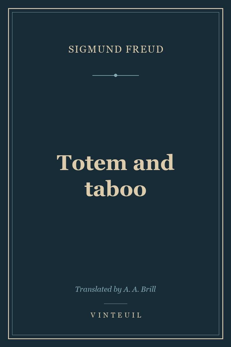 Totem and taboo cover