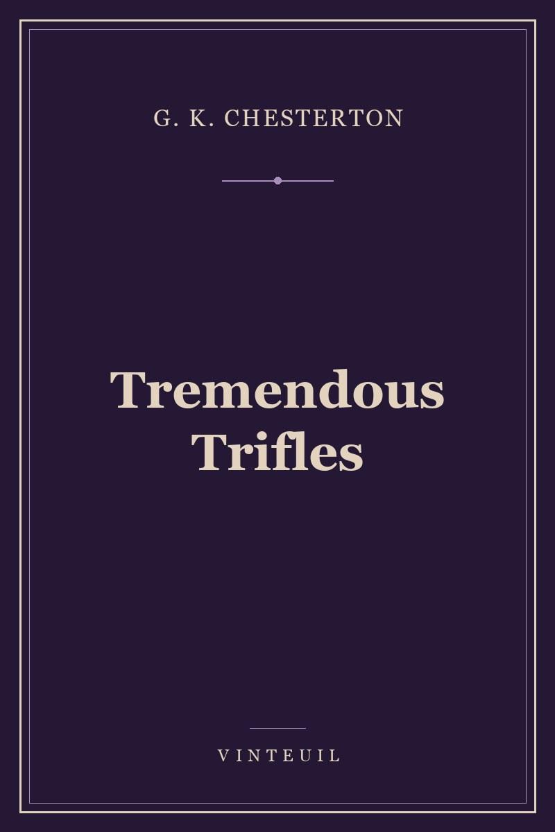 Tremendous Trifles cover
